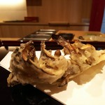 天ぷら たけうち - 山形産の舞茸