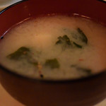 居酒屋 金太郎 - 〆にサービスの味噌汁