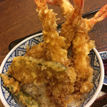 大えび天専門店 さんき - びっくり海老天丼