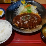 もり達 - デミとんかつダブル定食