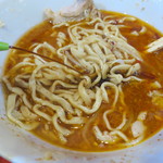 ラーメン二郎 - 赤酢投入～♪