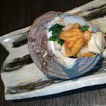 酒菜 竹のした - 活さざえつぼ焼き
