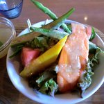 10ZEN - 週替わり薬膳冷やしうどん（デザート、サラダ付）のサラダ