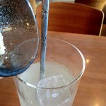 10ZEN - バナナ・シナモン酢サワーに自分でシルクパウダーを入れて