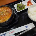 Hammig A - 2018.10ランチは純豆腐チゲ　800円