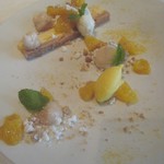 レストラン マノワ - デセール（オレンジチーズケーキ）