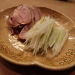 花いち - 和風焼豚とセロリの千切り