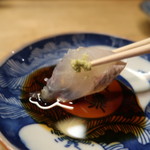 花いち - 濃い目のお醤油で頂きます