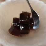 花いち - デザートに黒砂糖の寒天✨