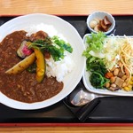 旬彩蔵 書写 - 野菜カレー（サラダバー付き）