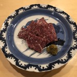 旬菜 おぐら家 - 馬肉の燻製