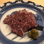 旬菜 おぐら家 - 馬肉の燻製