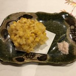 旬菜 おぐら家 - とうもろこしのかき揚げ