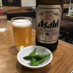 八幡飯店 - 瓶ビール