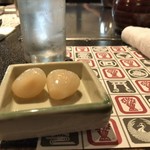 紅花別館 - らっきょうが大きい