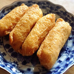 すみや亀峰菴 - 夜食用にご用意いただいたいなり寿司。
      持ち帰って美味しくいただきました（＾0＾）