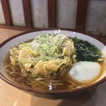 そばの神田東一屋 - 朝そば＋えびかき揚げ！