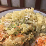 そばの神田東一屋 - あげ玉もブチまけろ！  #BCMKR!  
      アゲダマビンボー！