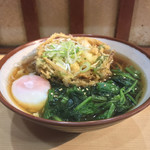 そばの神田東一屋 - 朝そば＋小柱かき揚げ！