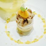 シャトー　ラ・パルム・ドール - シャトーラ・パルムドール特製デザート
      中身はモンブラン