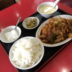 Sousaku Chuuka Denen - 回鍋肉定食（700円）