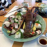 船番所 - 伊勢海老盛合せ
３人前＝９０００円