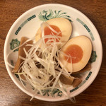 立ち飲み日高 - 味玉メンマ ¥200