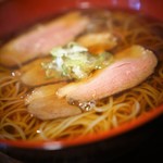 森そば - 中華鴨蕎麦550円