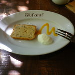 bistro oeuf oeuf - ランチコース　デザート