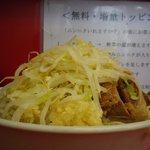 ラーメン二郎 - 小ラーメンを横から