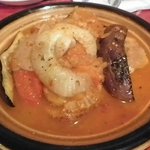 クスクス - タジン鍋はトマト味