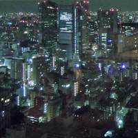 XEX ATAGO GREEN HILLS / tempura & sushi An - 店内カウンター越しに見える夜景は絶景！