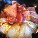 翠藍 - 海鮮丼（１０００円）