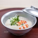 日本料理 久丹 - 胡麻出汁のお素麺 車海老