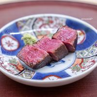 日本料理 久丹 - 信州和牛のミスジの蒲焼き