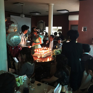 ★【着席最大50名様】結婚式の披露宴も承ります