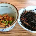 Sakanaya Hosokawa - 酒菜家 ほそ川 ＠西葛西 ランチに付くひじき煮と選んだ納豆