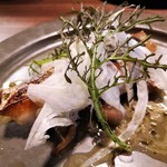 Le Trefle - Plat メイン料理　鰆､デュクレレ､キノコ