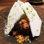 Le Trefle - Dessert デザー　柿､リンゴ､酸葉､ヨーグルト