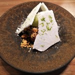 Le Trefle - Dessert デザー　柿､リンゴ､酸葉､ヨーグルト