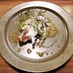 Le Trefle - Plat メイン料理　鰆､デュクレレ､キノコ