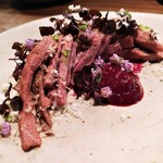 Le Trefle - Entrée 前菜　鴨のタルタル､ビーツ､ラズベリー