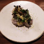 Le Trefle - Entrée 前菜　明石産ハモ､キウイ､コールラビ､季節のハーブ