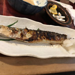ろばた きらく - 秋刀魚