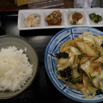 中華 虎楼 - 野菜炒め定食　７３０円税込