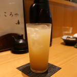 こころや - あらごしももソーダ割り