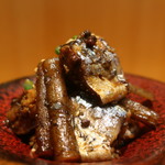こころや - 秋刀魚と牛蒡の有馬山椒煮アップ