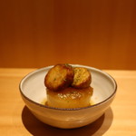 こころや - あん肝と大根のステーキ バター醤油で