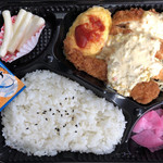 Nikoniko Hompo - 06. チキン南蛮エビフライ弁当♪