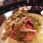 のみくい処 小栗 - 鶏から揚げ黒酢和え